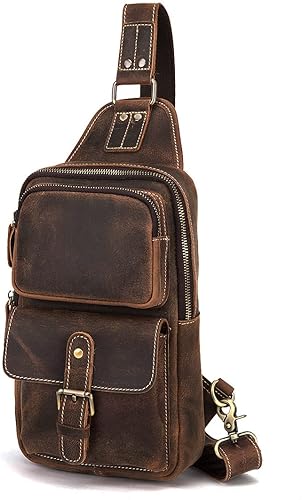 Le'aokuu Al aire libre Casual Viaje Senderismo Crossbody Pecho Sling Bag Rig Una Correa De Hombro Bolso Mochila 1315
