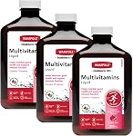 Wampole Multivitamins Liquid – Adults Daily Intake – Fast Liquid Absorption – 350 ml (Pack of 2)