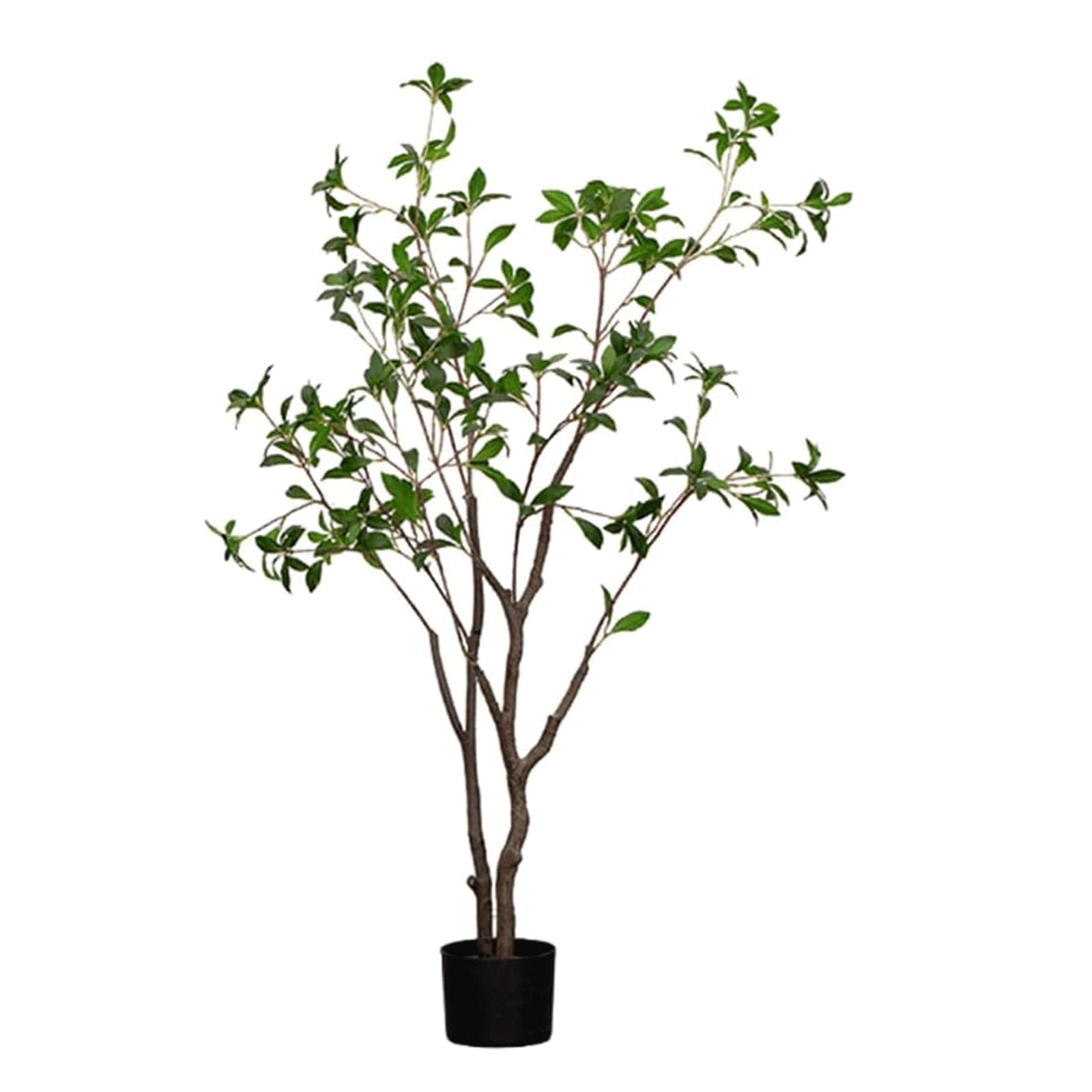 AYCDL Artificial Trees 47 Inch Artificial Trees Large Fake Tree Realistic Simulation Tree With Black Pot For Indoor Outdoor Decor Artificial Plant fine Decor