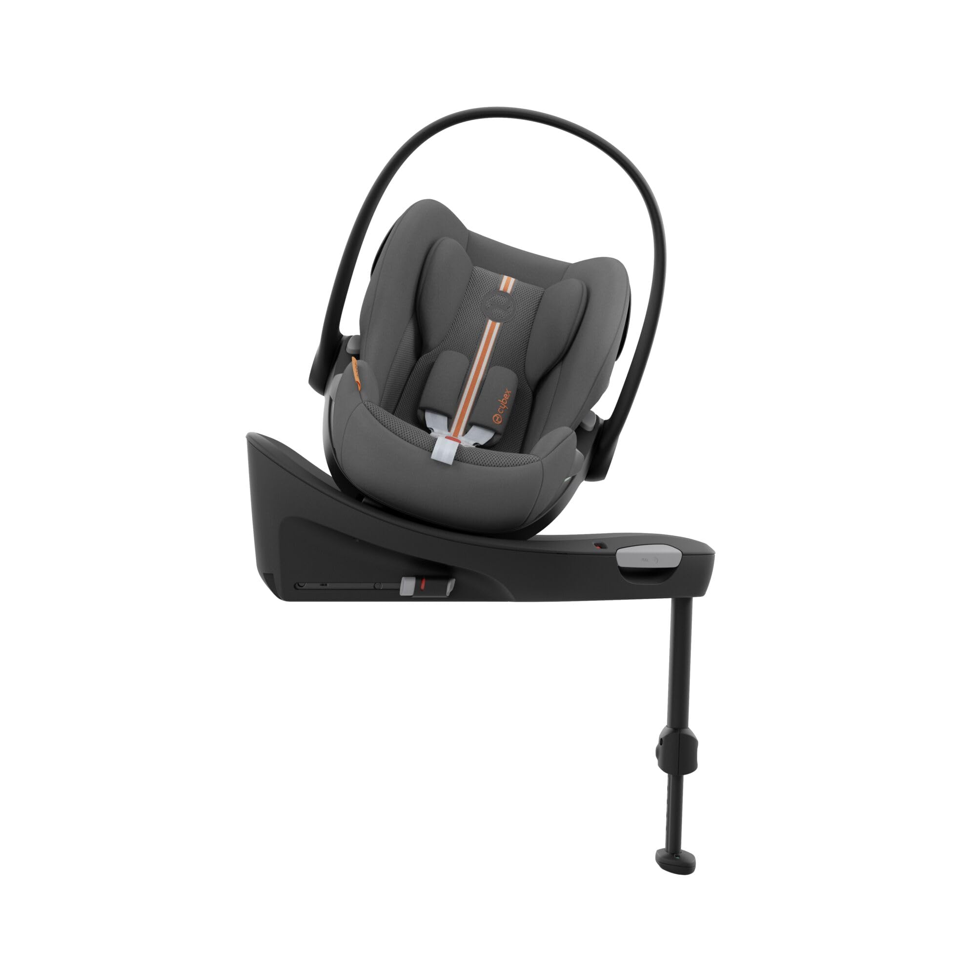 CYBEX Gold Coque Cloud G i-Size Plus, Coussin Réducteur pour Nouveau-né inclus, De la naissance à environ 24 mois, Max. 13 kg, Lava Grey