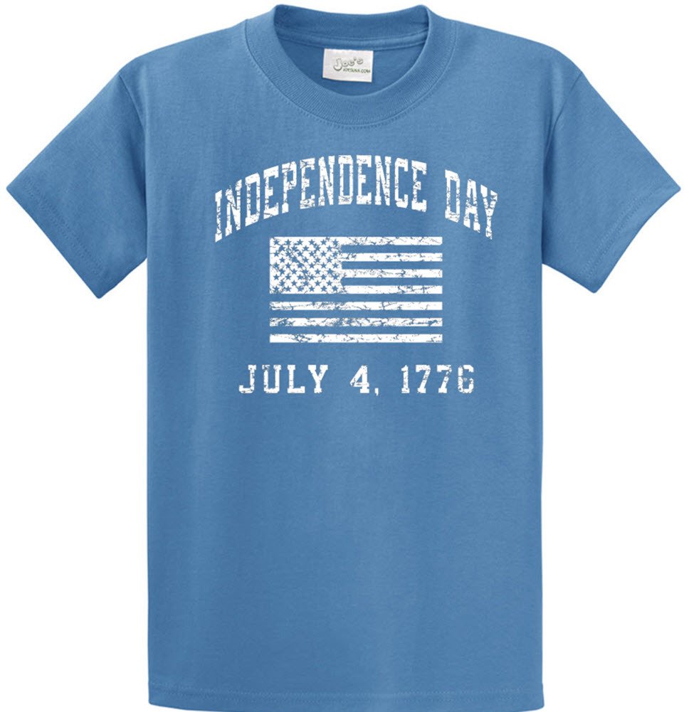 Joe's USA(tm - Independence Day 4th of July USA Flag T-Shirts-S
