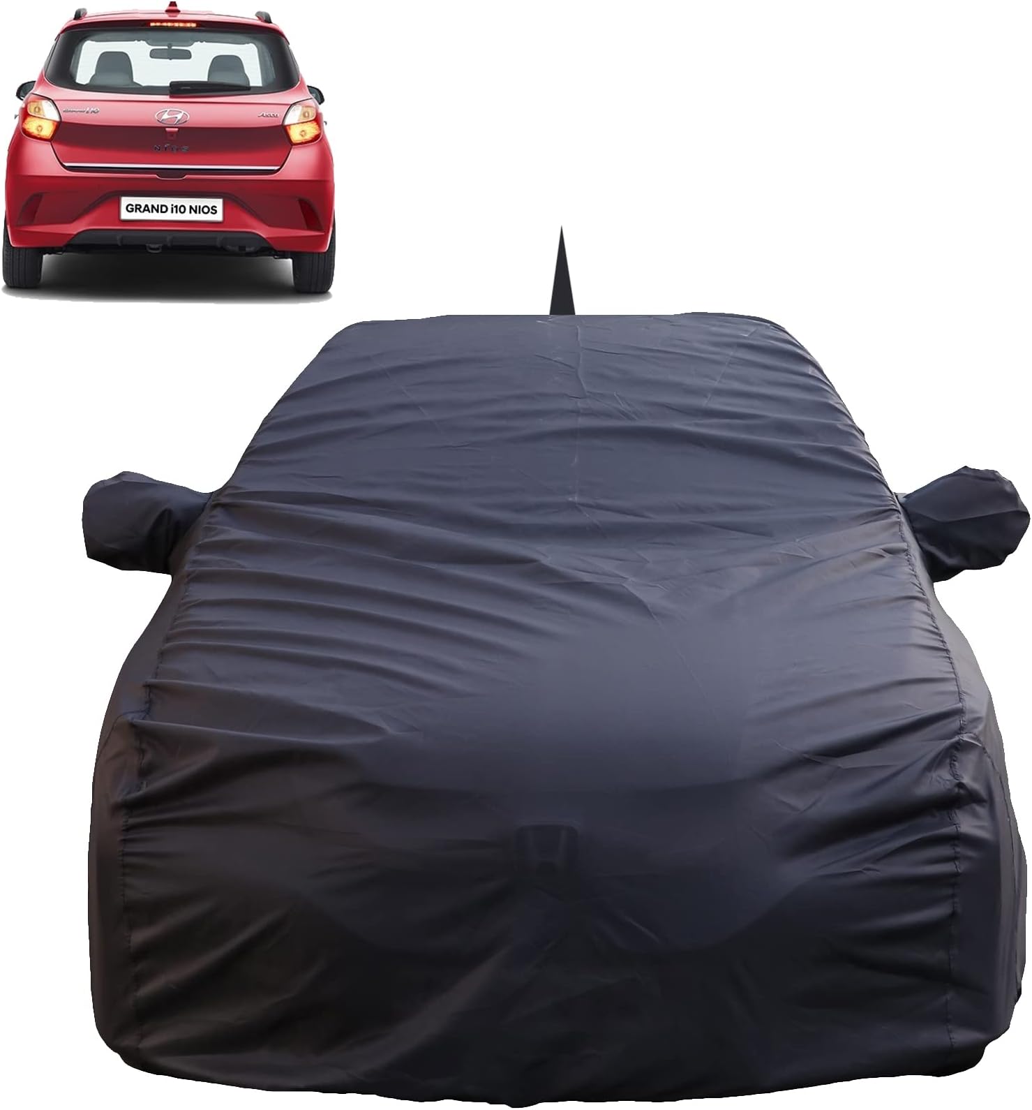 Autofact Waterproof Car Body Cover Compatible with Hyundai Grand I10 Nios (2019 to 2023), with