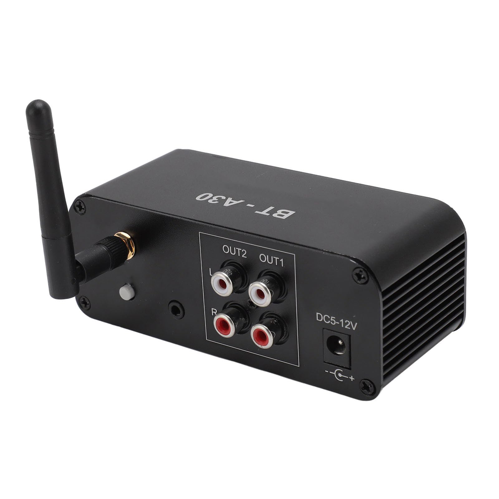 Préamplificateur Sonore BT, Mini Préampli Stéréo HiFi avec 5.0, Gain de 20db, 3 Sorties pour Haut-parleurs de Cinéma Maison, Platine Phono