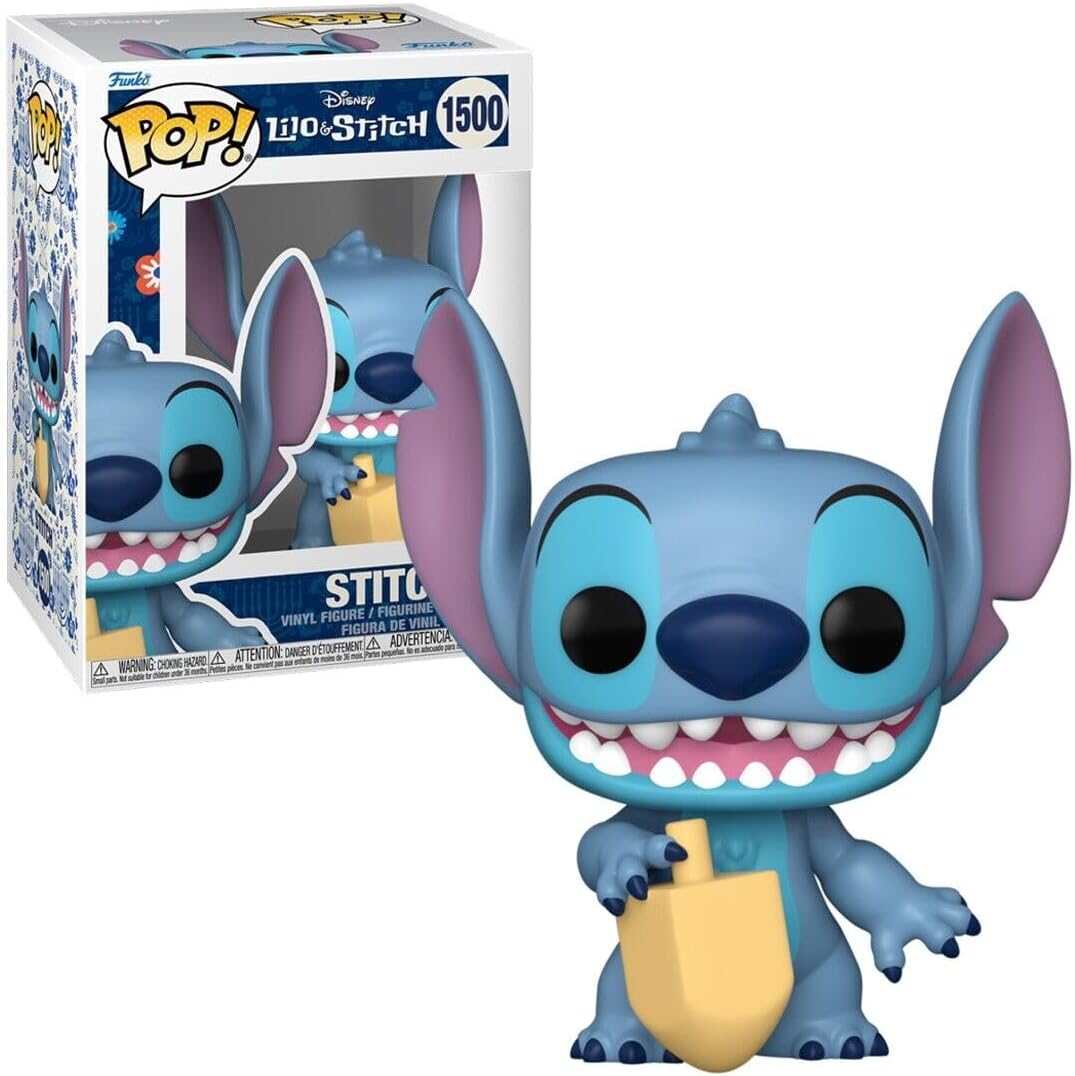 Funko POP Disney: Lilo & Stitch - Stitch - (Hanukkah) - (Dreidel) - Collectable Vinyl Figure - Gift Idea - Official Merchandise - for Kids & Adults - Movies Fans - Model Figure for Collectors
