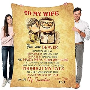 to My Wife Personalized Blanket (50×60)