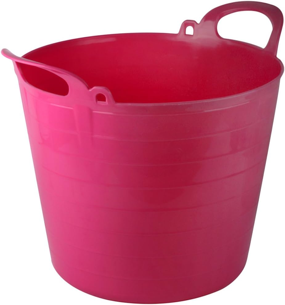 The Chemical Hut 42 Litre ExtraStrong Pink Flexi Tubs Storage Builders