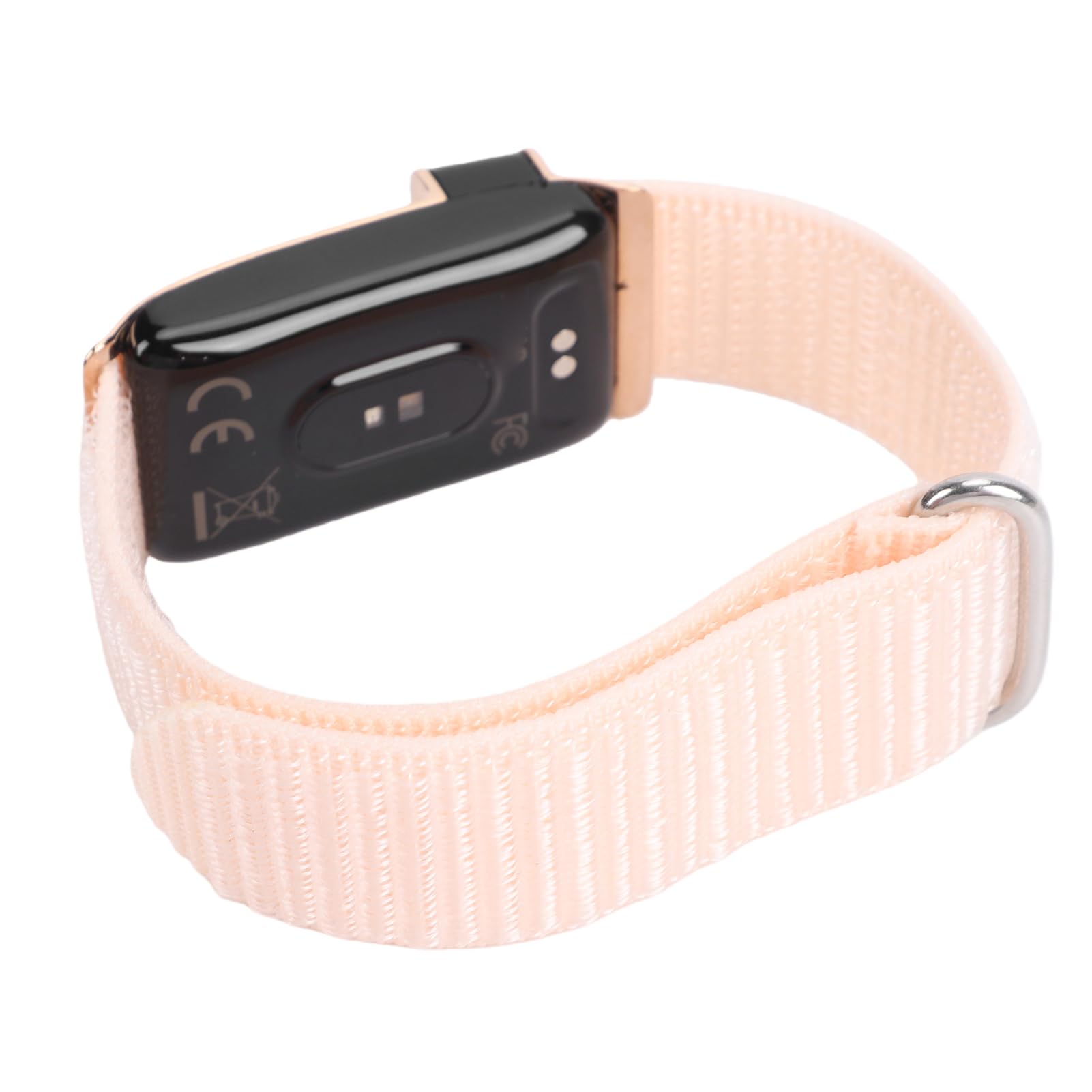 Bracelet Intelligent Traqueur de Forme Physique, élégant, étanche, pour Les Amateurs de Sport et de Fitness, Conception en Nylon (Or Rose)