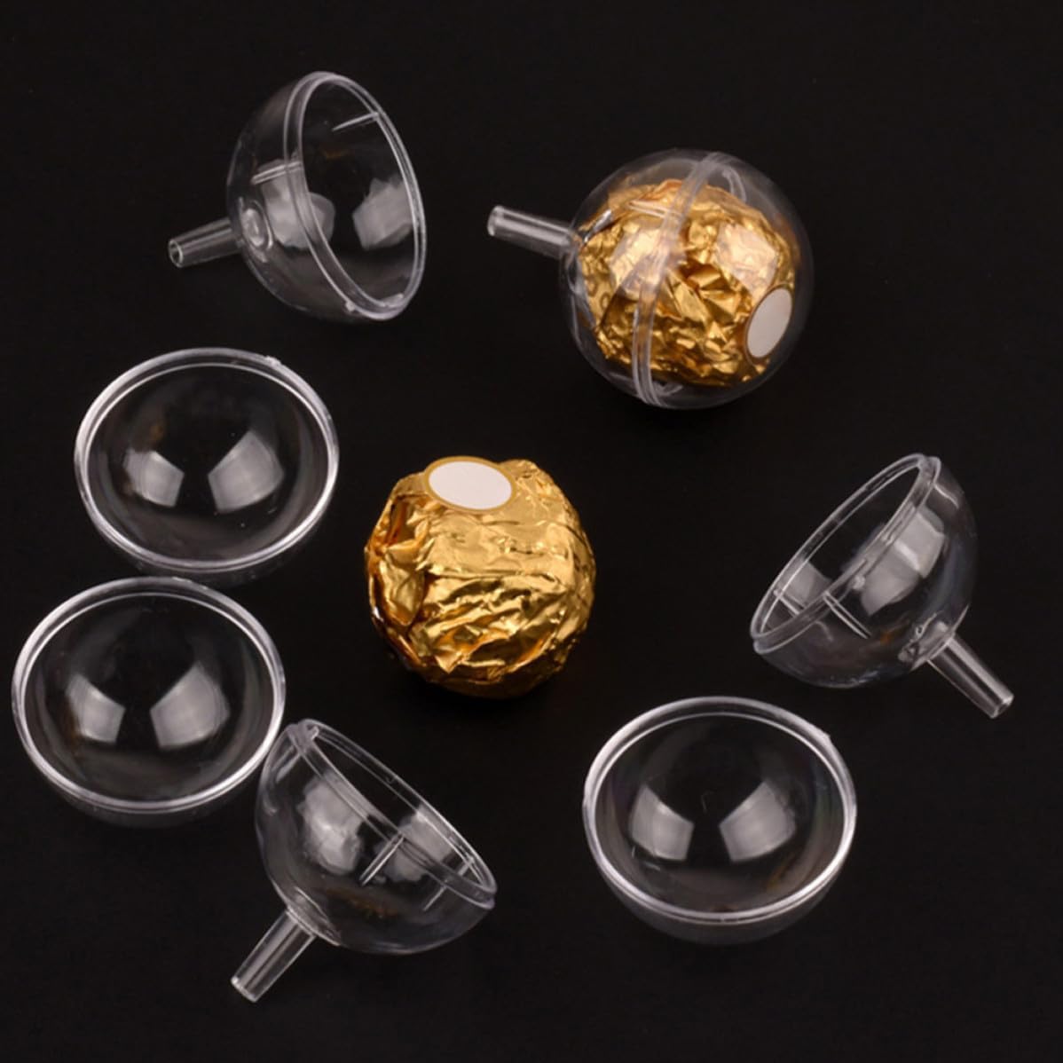 Plastic Chocolate Wrapper Cups for Wrapping Chocolate and Candy 100pcs Decorative Hollow Holder Suitable for Wedding and Daily Flowers Packaging