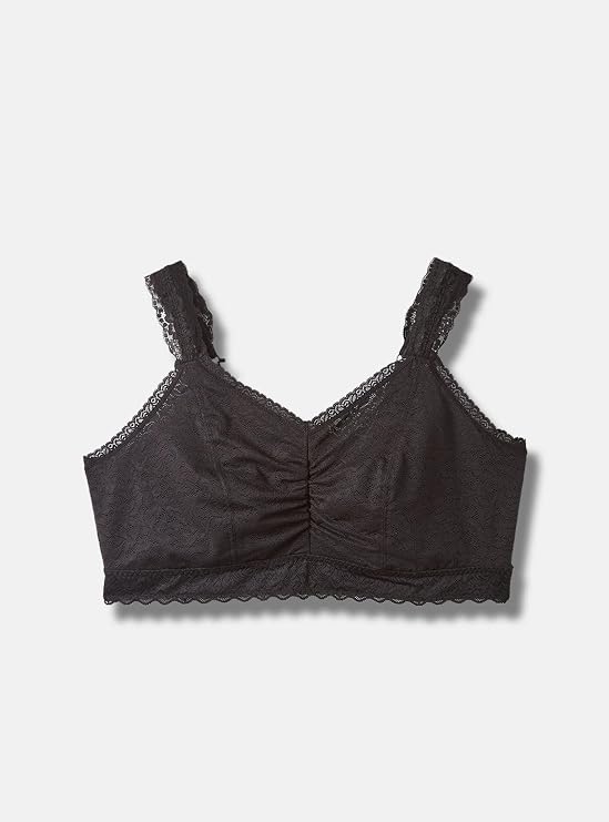 Torrid Women's Plus Size Bralite Unlined 4-Way Stretch Lace Bralette