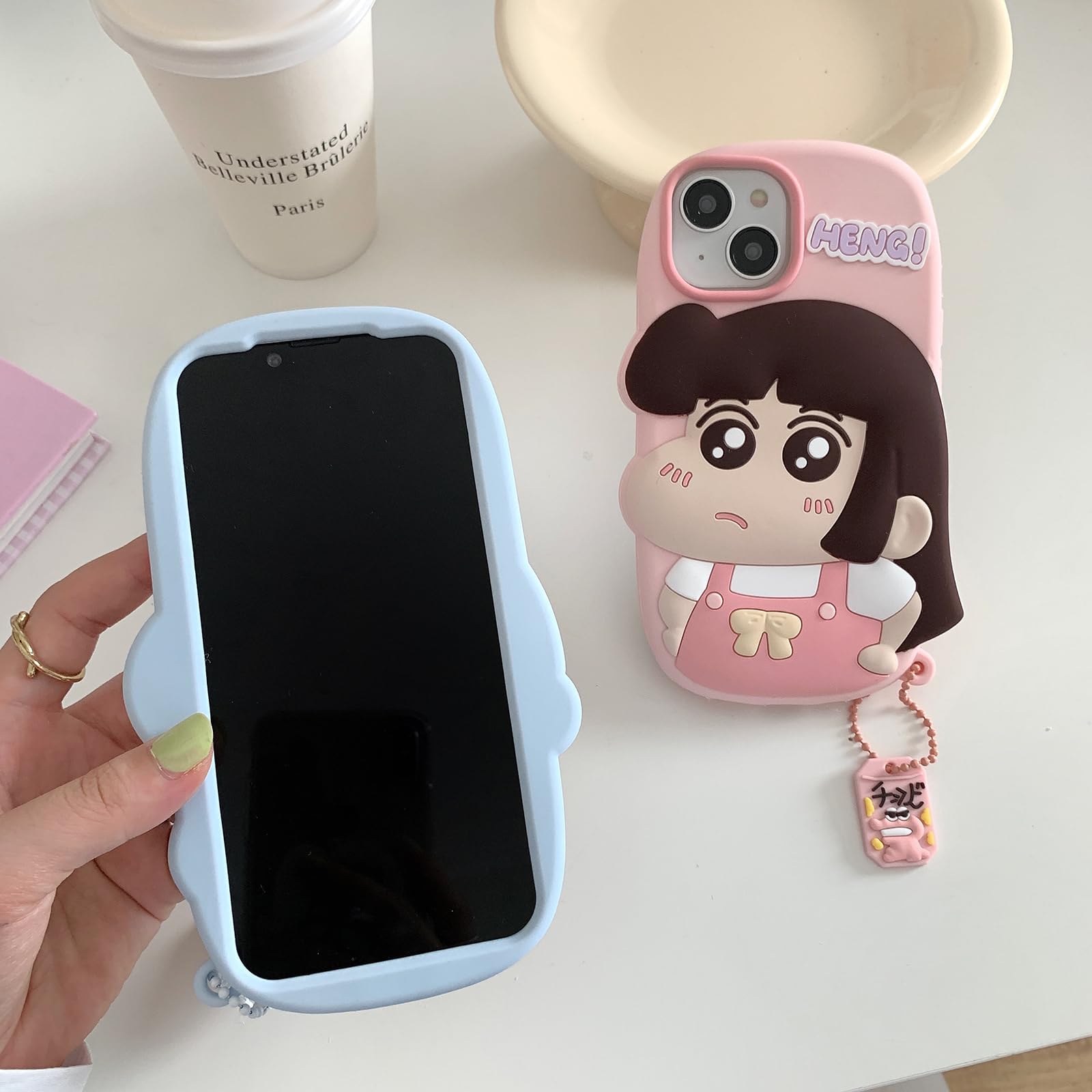 Amazon.co.jp: RUIKER iphone 16promax 用 ケース クレヨンしんちゃん