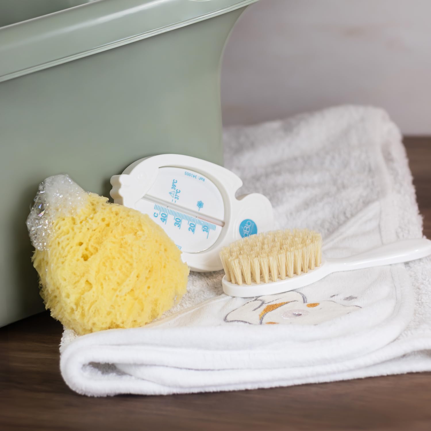 dBb Remond Thermomètre Bain pour Bébé Forme Poisson – Thermomètre de Bain Flottant – Sans Mercure - Blanc