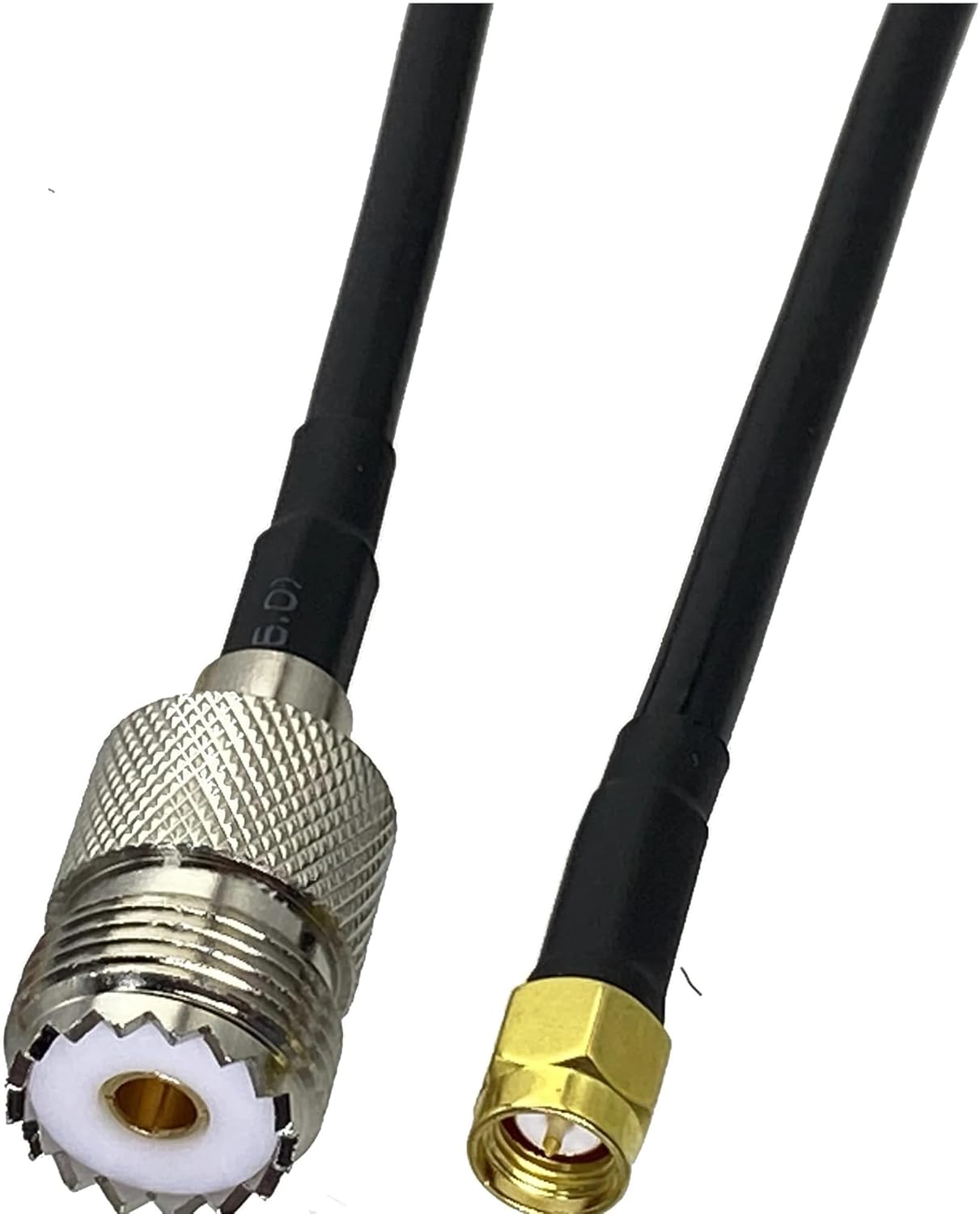 1 RG58 Cable UHF SO239 Female Jack to SMA Male Plug Connector Adapter Straight 6 Inch ~ 20 Meters(1.5M)