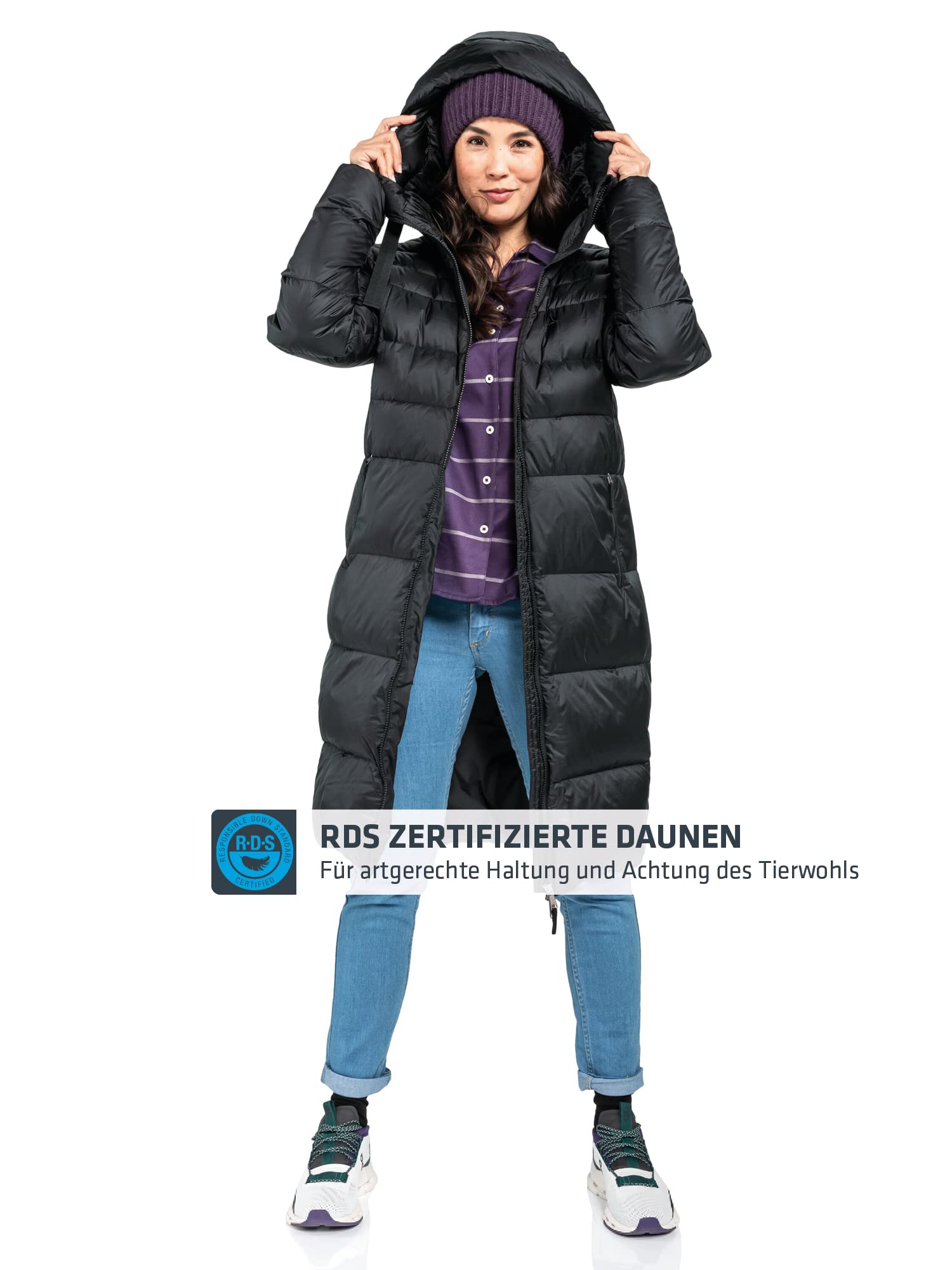 Schöffel Damen Kenosha Down Mantel Winterjacke