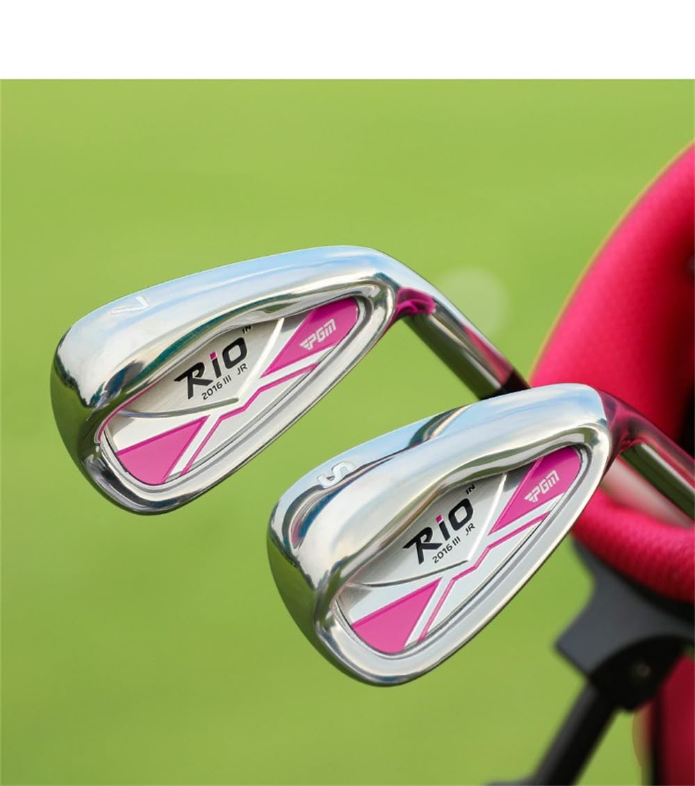 Cuña de arena de golf #S/#7 palo de hierro con eje de carbono 38/54 grados para diestros, niños, niñas, principiantes, palos de palo único