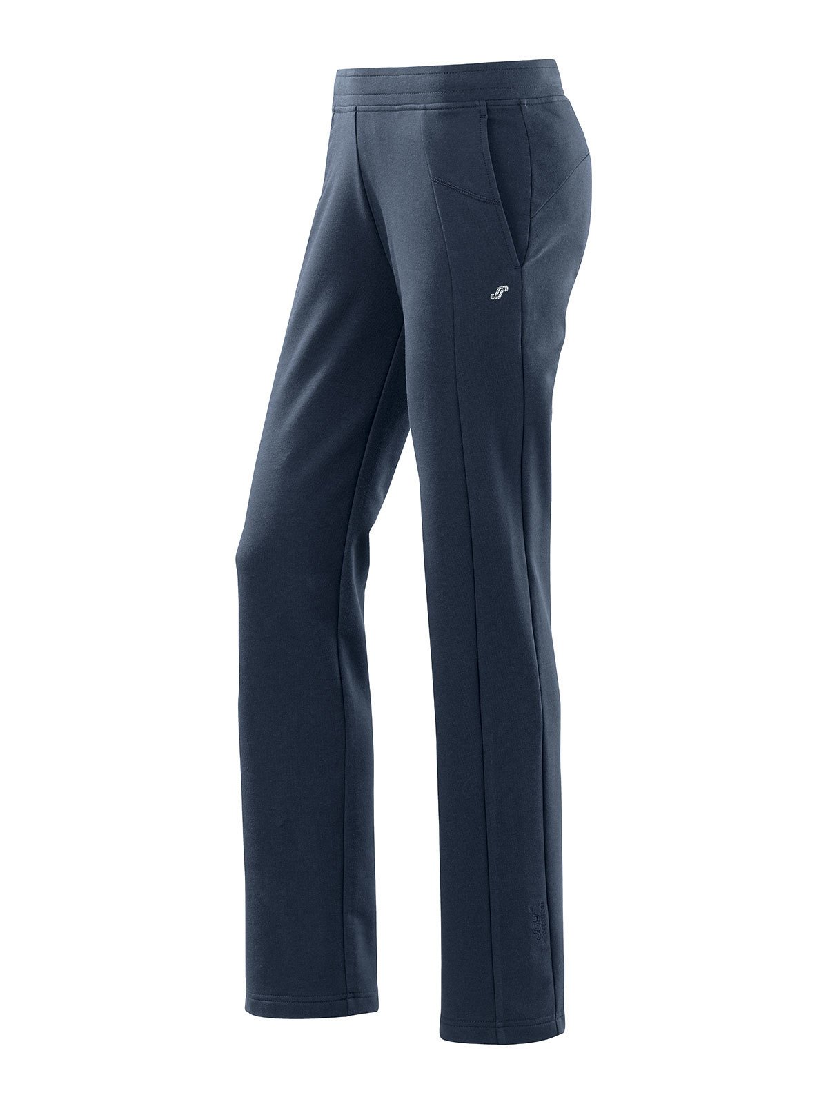 Joy Sportswear Freizeithose SINA für Damen - sportliche Jogginghose mit geradem Schnitt | Lange Sport Hose mit hohem Baumwolle & Stretch-Material Kurzgröße, 23, White
