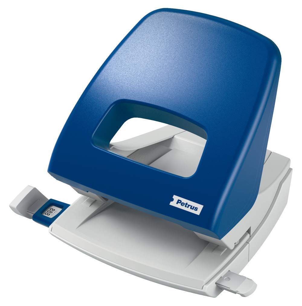 Taladrador petrus 85 azul capacidad 25 hojas