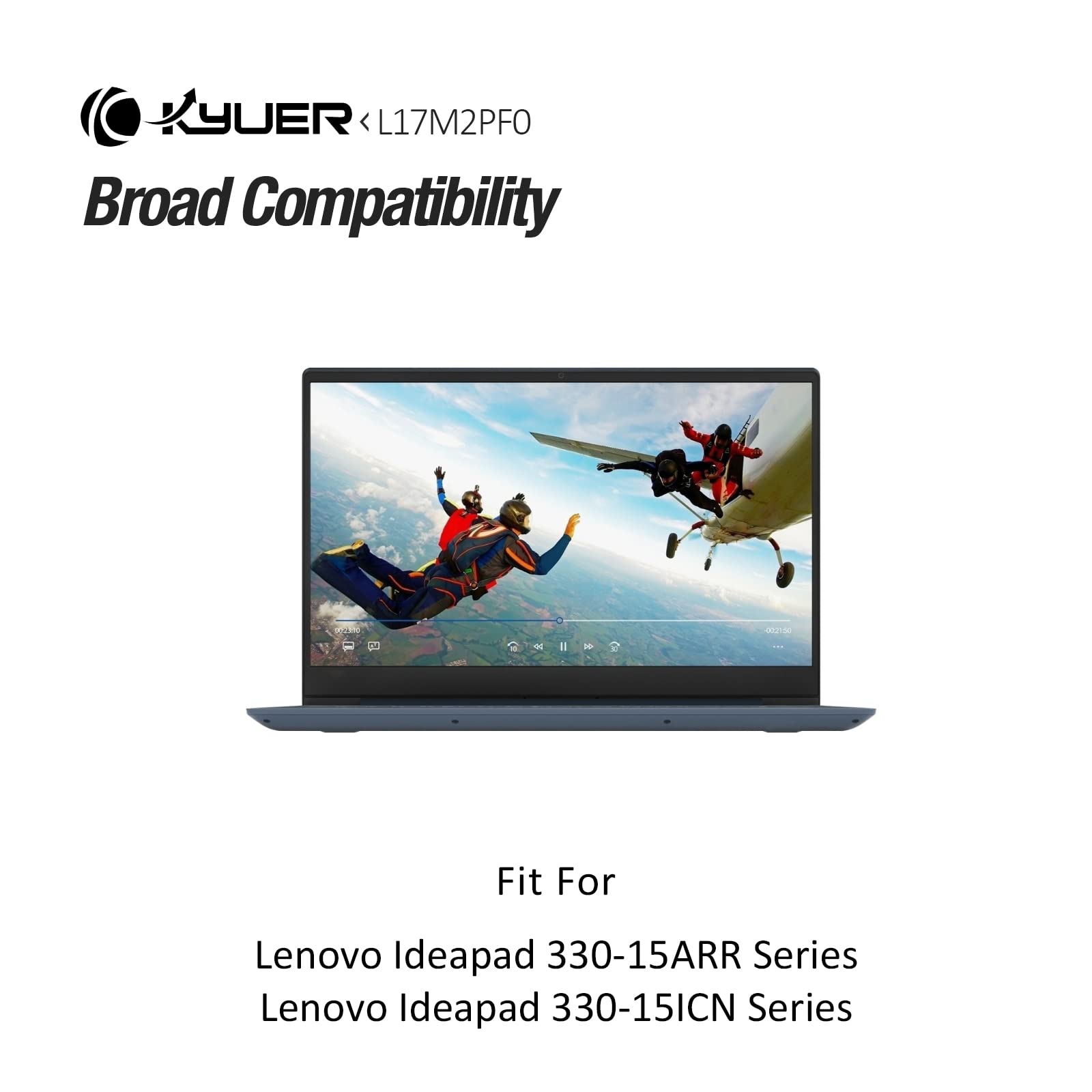Batería Compatible Para Lenovo Ideapad 330 Touch-15ARR 330-15ARR 330-15ICN Serie L17D2PF1 L17L2PF2 5B10Q62138 L17M2PF2 5B10Q62139 5B10Q41211 L17L2PF0 L17m2pf1 75 V 370 Mah