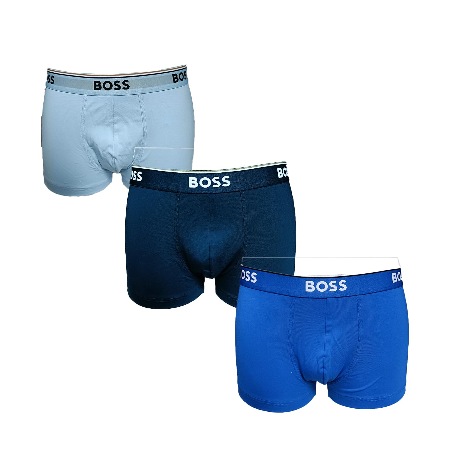 BOSS Męskie bokserki Power EOSP, 3 sztuki, bawełna stretch