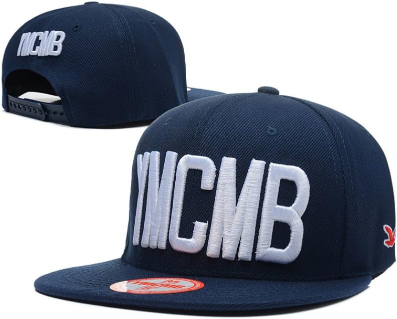 MissHats YMCMB Baseball Cap Collection Large Black and White Logo