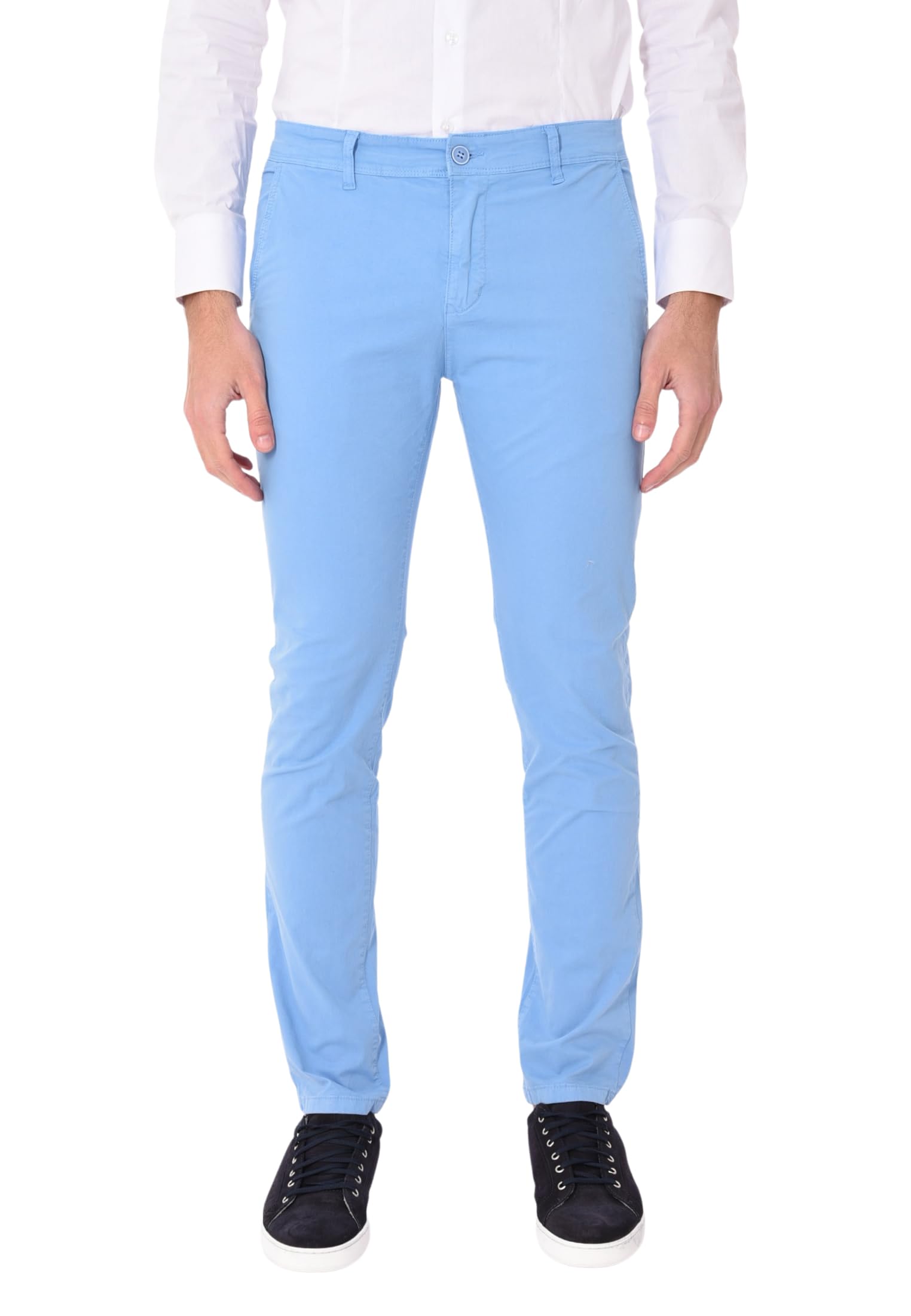 Pantalones de Hombre Elegantes Verano Casual Pantalón Chino Bolsillo América