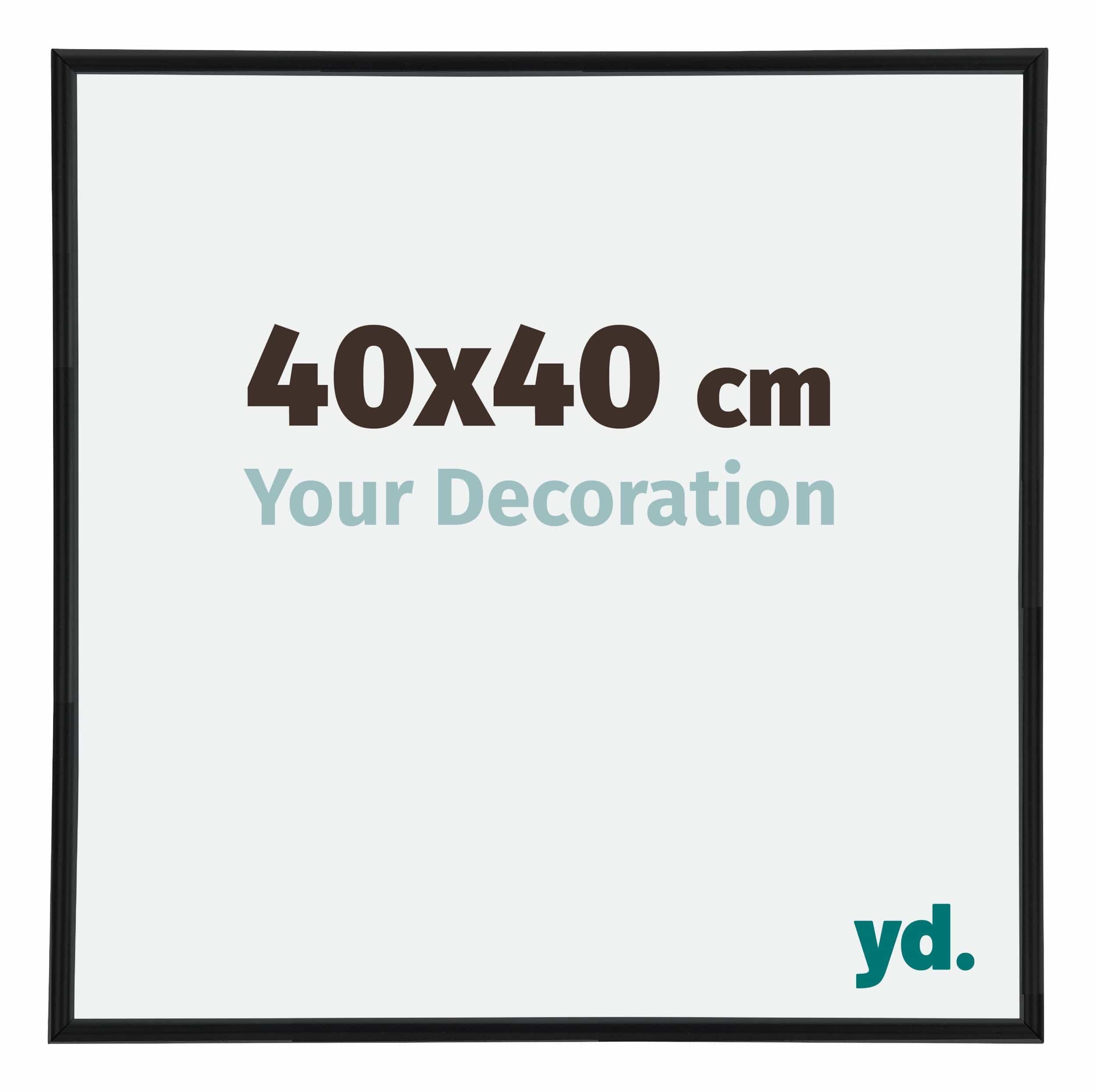 Your Decoration - Picture Frame 40x40 cm - Black Matte - Decorative Wall Frame in Plastic with Antireflection - Frame 40x40 - Annecy — image 1