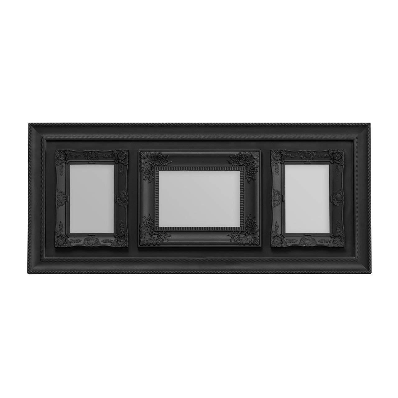 Premier Housewares 3-Photo Black Frame Vintage Design