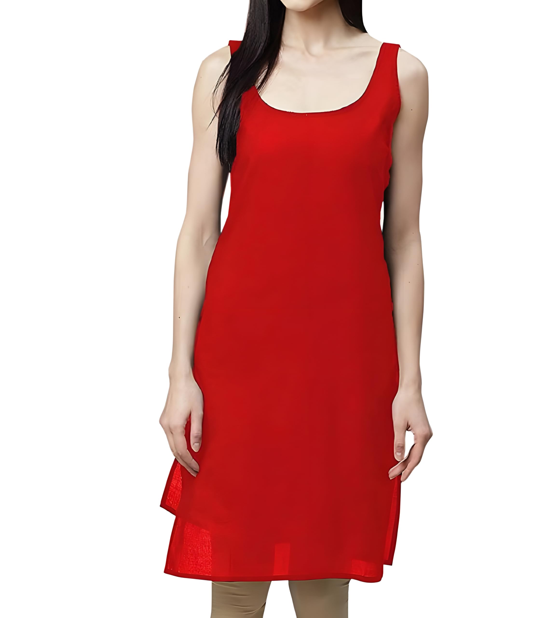 Quds Women Inner Slip Cotton Undergarment Slip for Inner for Women Full Length Long Camisole for Kurta Dresses-picture-18