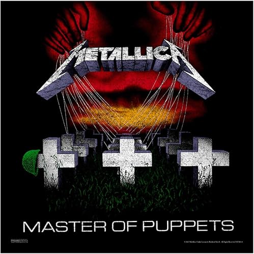 Pyramid America - Metallica Poster - Metallica Album Poster - Metallica Master of Puppets - 12 x 12 Poster Print Wall Art, Ideal for Home Decor, disponible en Yaxa Colombia