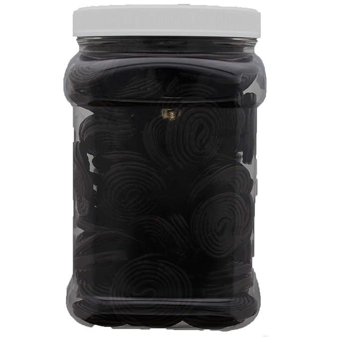 Amazon.com : Broadway Black Licorice Rolls 3 Pound - Custom Black Bulk ...