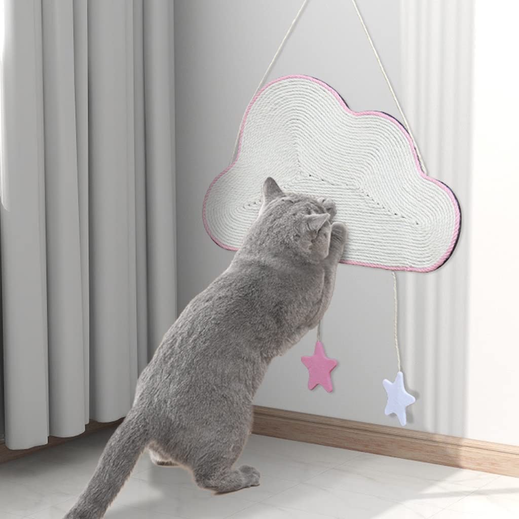 Tiragraffi Per Gatti Tiragraffi Cartone Tiragraffi Per Gatti A Forma Di Nuvola Tiragraffi Per Gatti In Corda Di Sisal Tiragraffi Per Gatti A Parete Con Stelle Lunari Appese Tiragraffi Divano