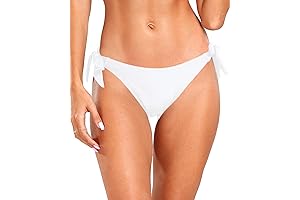 White Tie Bikini Bottoms