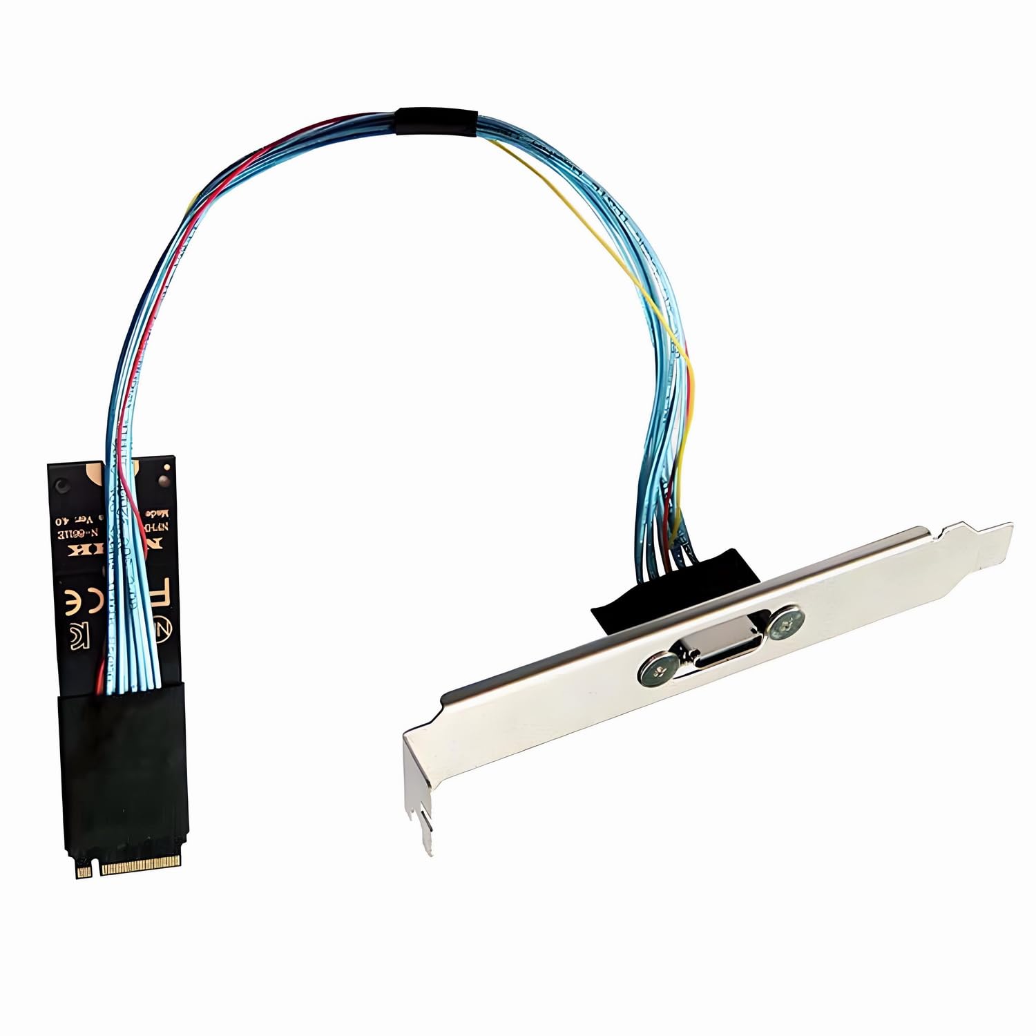 2280 PCI-E4.0 M.2 M-Key wtyczka do Oculink SFF-8612 SFF-8611 kabel hosta 30 cm z uchwytem do NVMe U.2 SSD eGPU zewnętrzna karta graficzna Dock