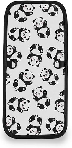 Miniatura 2 de Vikko Bonita cartera de viaje con patrón de panda, con bloqueo RFID, pequeña bolsa cruzada para teléfono, soporte para pasaporte para mujer