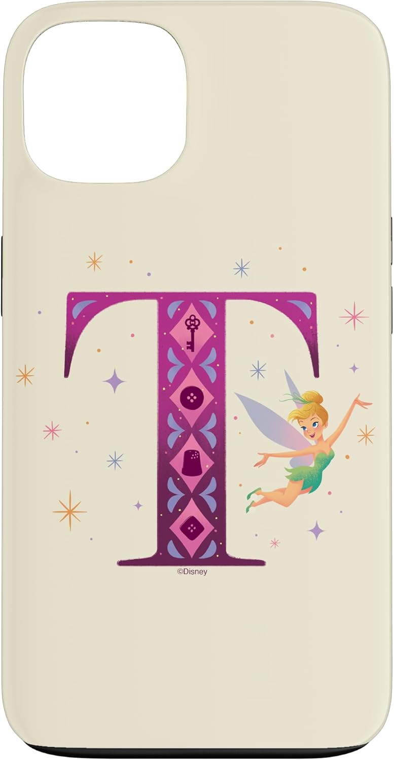 iPhone 12 mini Disney Alphabet Monogram Peter Pan Letter T for Tinker Bell Case