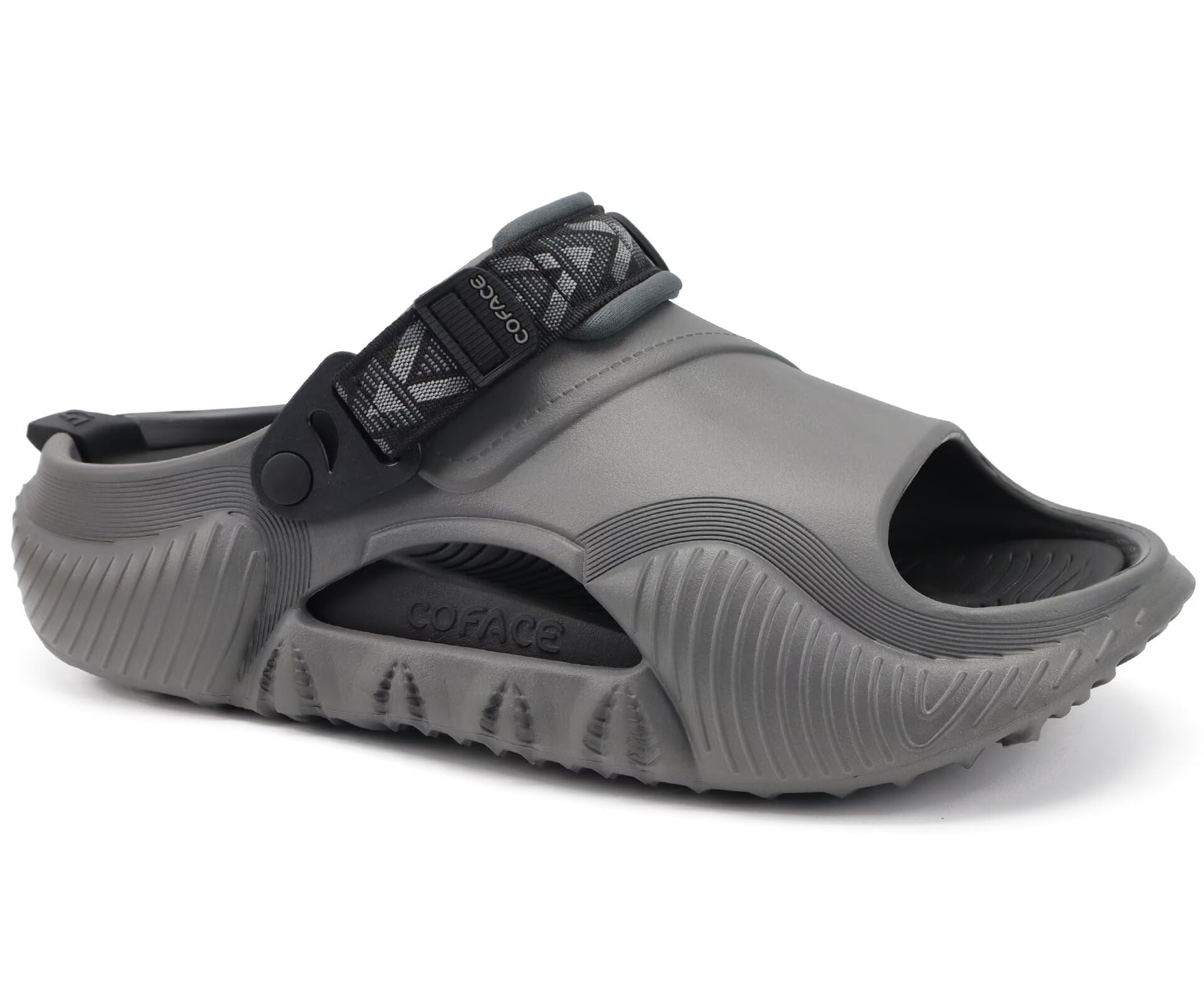 COFACE Herren Clogs Casual Bequem Fußbett Sandalen Schickes Offene Größe 40-48