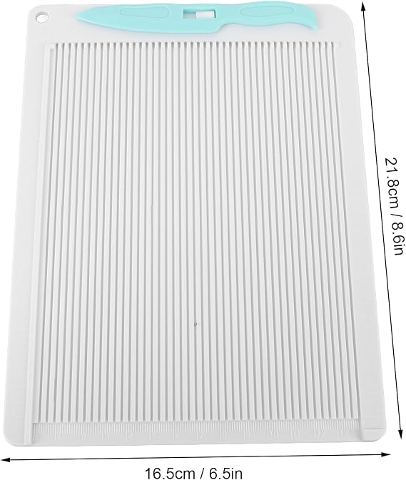 Paper Trimmer Scoring Board,Multipurpose Envelope Makerwith Extensive Instructions,Lightweight Portable Score and Fold Toolsfor Crafts, Card Making, Cover of Book(8.6 x 6.5in)