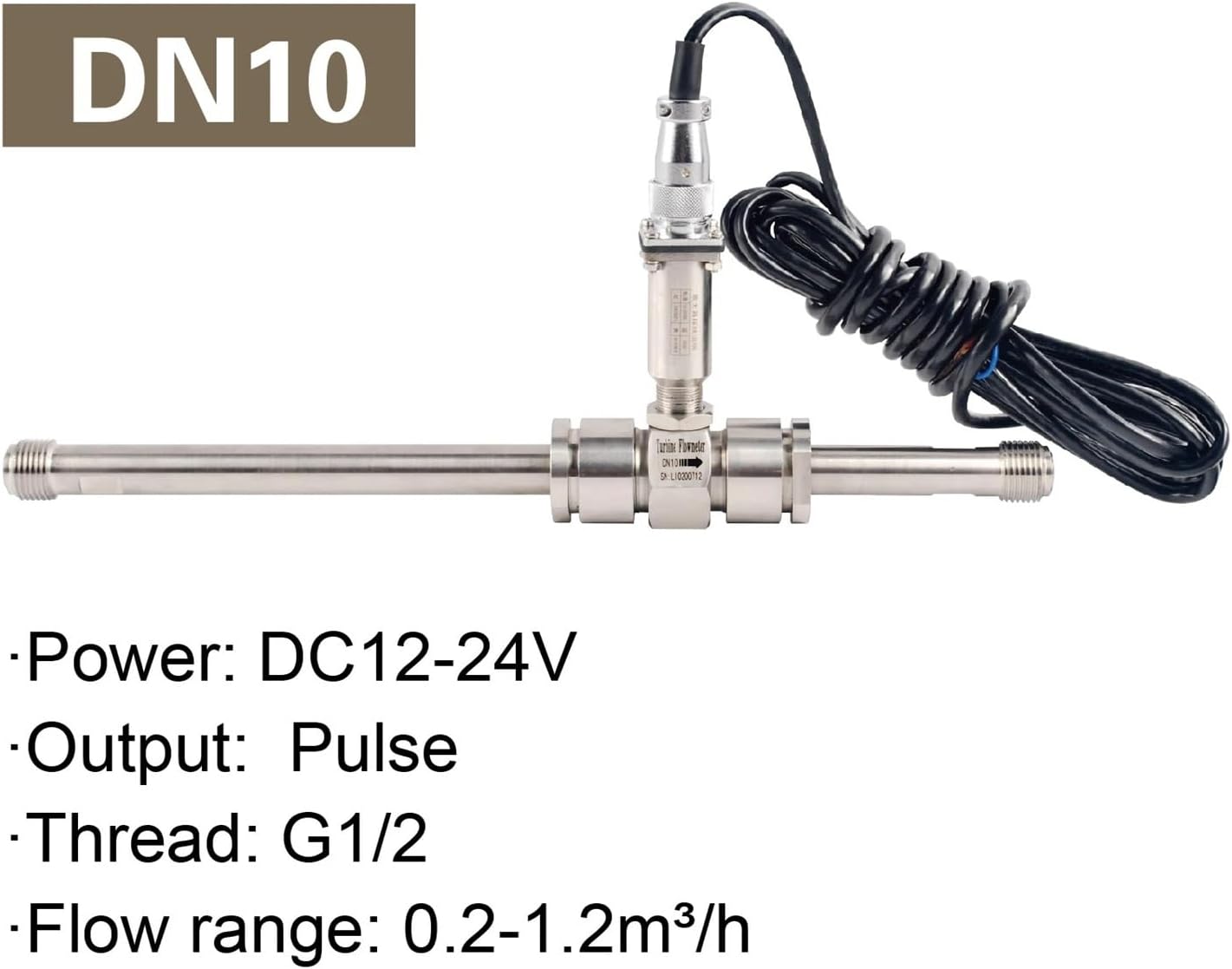 flow sensor thread/fixture/flange measurement accuracy 0.5/1(3/8inch)