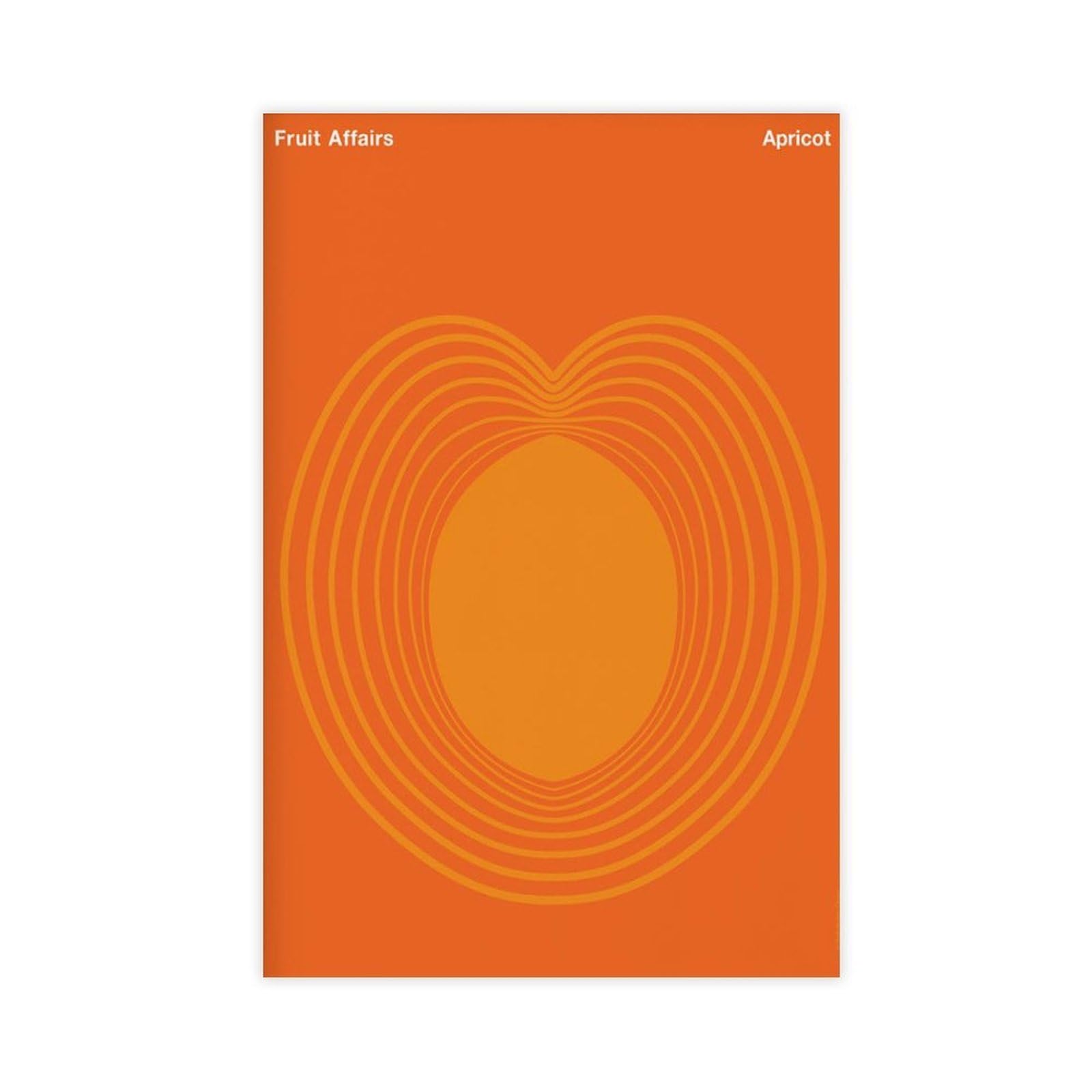 GJtyRFH FRUIT AFFAIRS APRICOT Mid Century Modern Magazine Canada Science Expo Canvas Modern Poster Wall Art Prints Paintings Living Room Bedroom Decor 12" L X 18" W