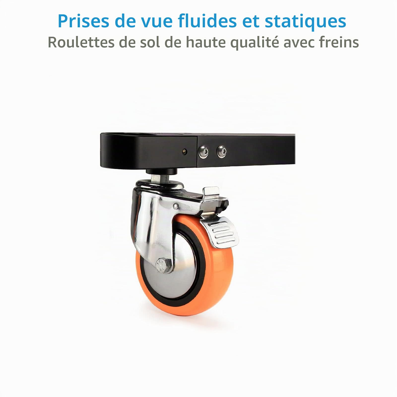 PROAIM Anchor Dolly trépied alu pour jibs et grues, 500 kg/1100 LB | Dolly CNC en aluminium avec roues PU 6" verrouillables ; pliable pour le transport, passe les portes standard.