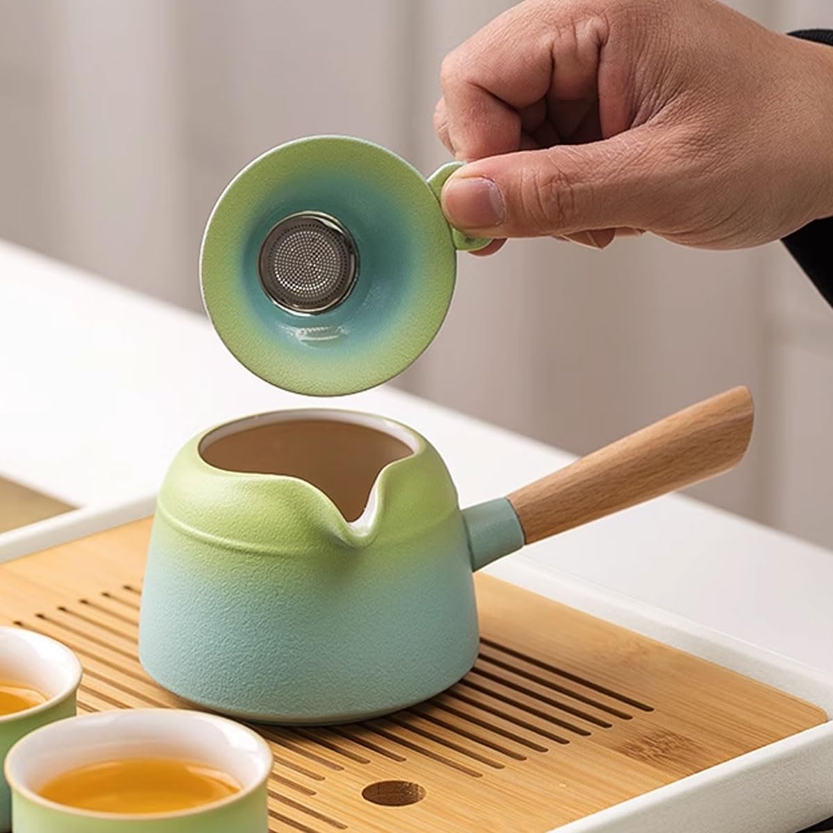 ポーセラーツ アフタヌーンティーセット ポーセラーツ1点物