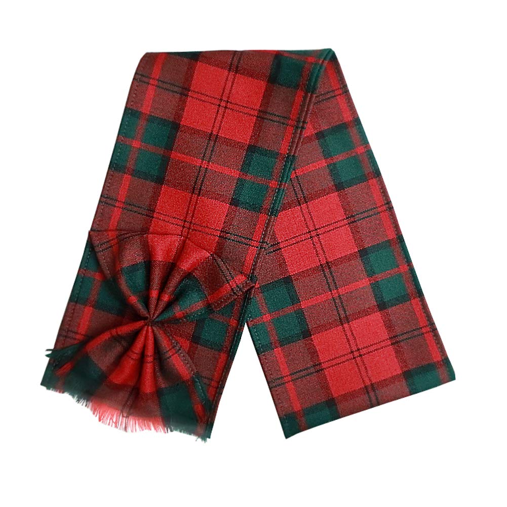 Ingles Buchan Wool Dunbar Tartan Minisash Mini Sash with Rosette