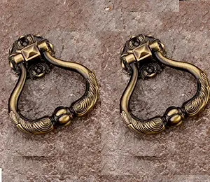 JWL Rajwadi Door Knocker (Antique Brass Finish) 2 Piece