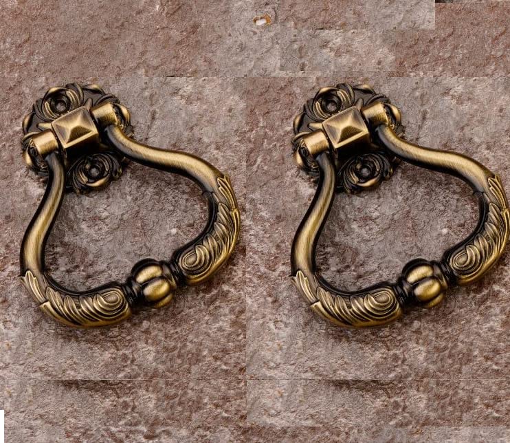 JWL Rajwadi Door Knocker (Antique Brass Finish) 2 Piece-image-40