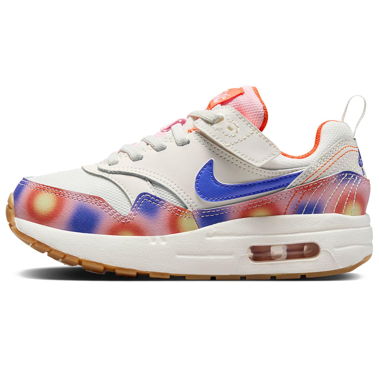Nike Air Max 1 SE Easy On レインボー スウッシュ 16 Amazon.com | Easy On Nike Pre-School Air Max 1 SE - Black