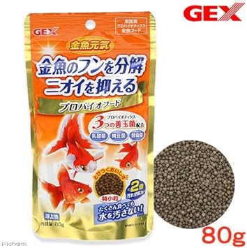 Amazon Gex 金魚元気プロバイオフード 80g ジェックス 餌 通販