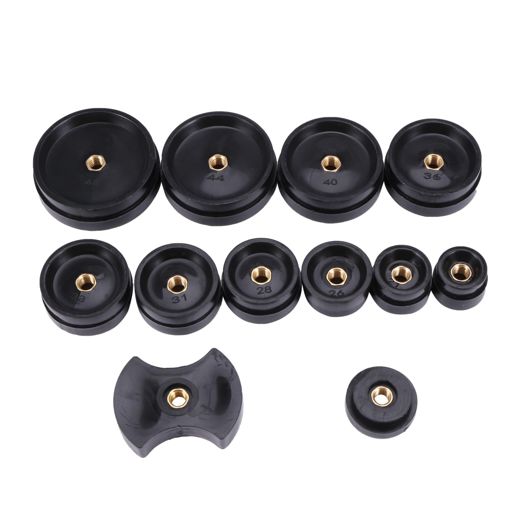 48 Pezzi Orologio Pressa Strumento con Kit Strumento di Ricambio Batteria Orologio e Matrici per Orologio Posteriore Remover Riparazione Più Vicino e Cambio Batteria, Come mostrato