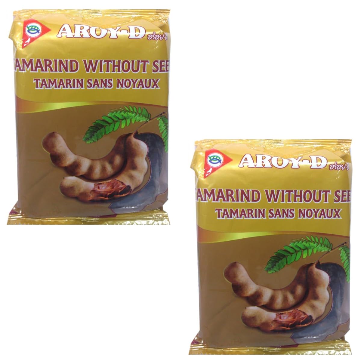 AroyD Pulpa de Tamarindo 454g x2 Natural Sin Conservantes Premium