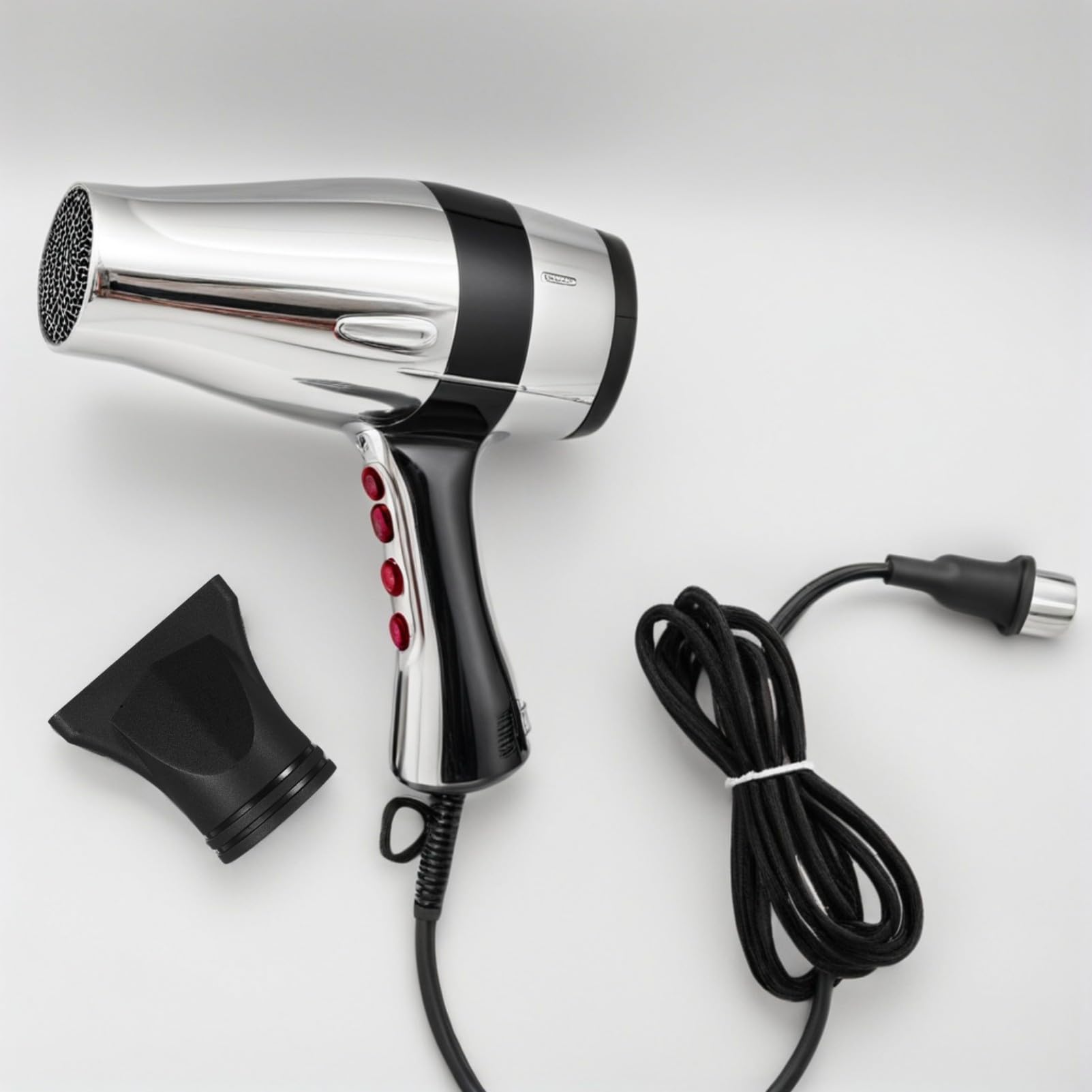 Lot de 5 Embouts pour Sèche-Cheveux en Plastique Résistant à la Chaleur Concentrateurs Universels Fins et Larges pour Coiffage Professionnel Accessoires pour Brushing et