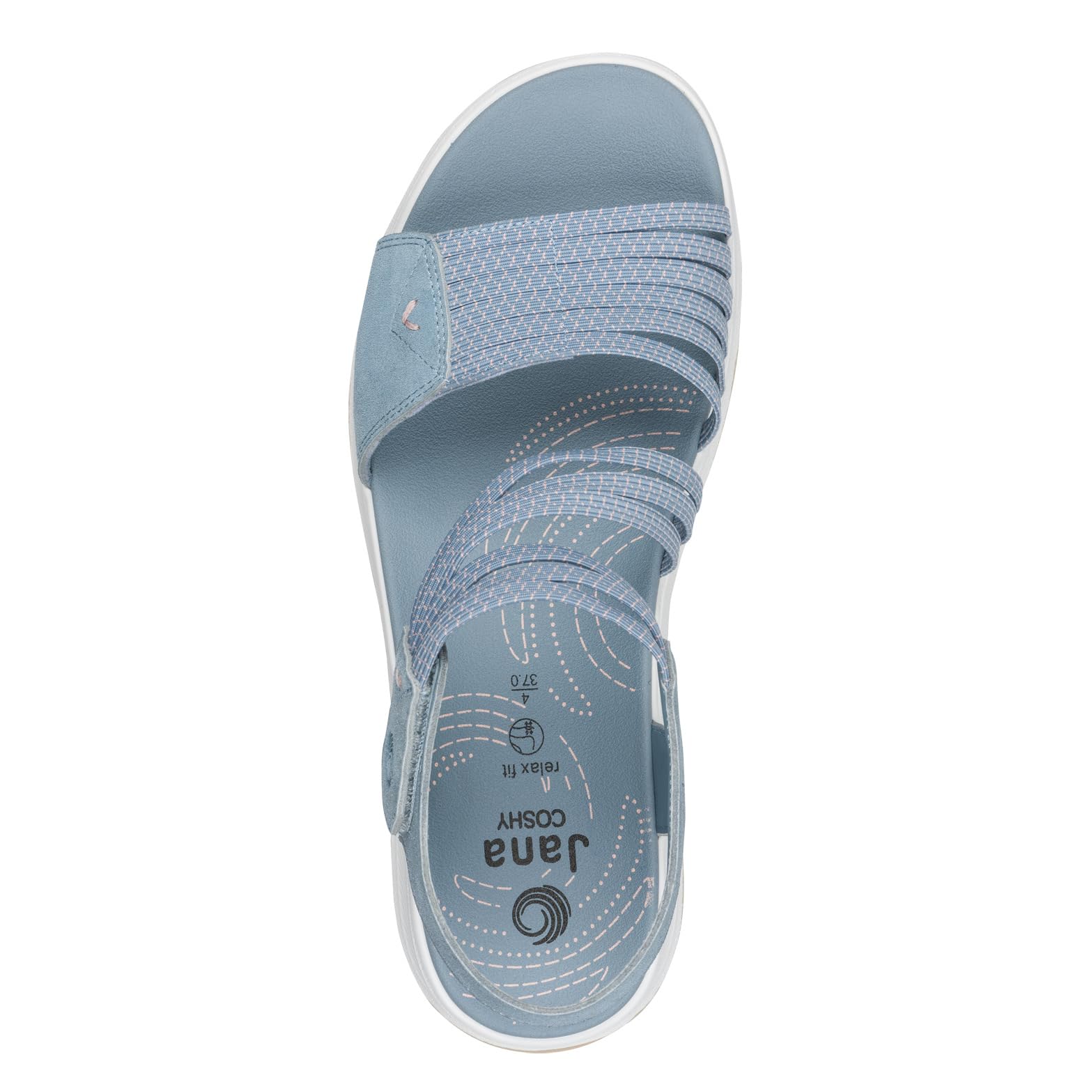 Jana Coshy Sandal Flat 8-28661-46, Bassi Donna