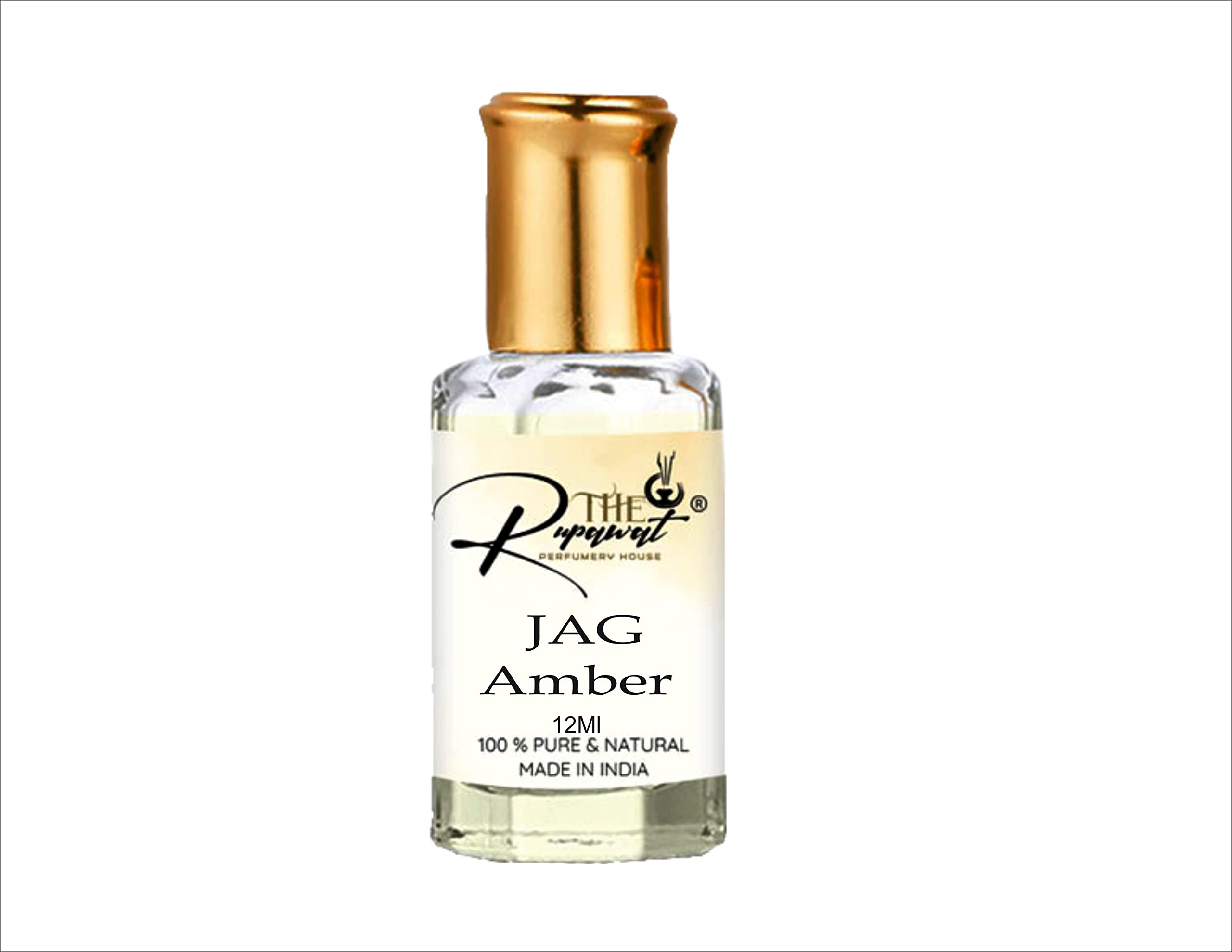 THE RUPAWAT Perfumery House - Attar for Men and Women (JAG AMBER) Perfume/Ittar/itr/Pure & Natural Alcohol Free Long Lasting Fragrance (12 ml)